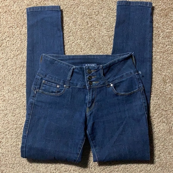 D. Rock stretch button fly jeans, Size 7, very good condition - Picture 5 of 8